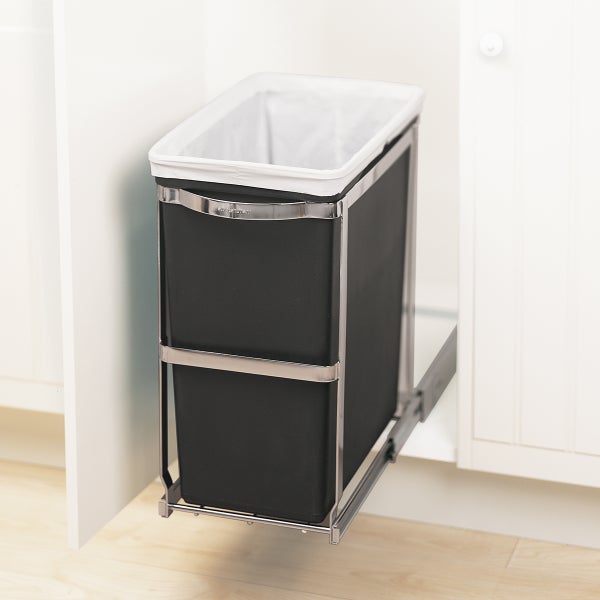 simplehuman 8 gal./30 ltr. Undercounter Pull-Out Trash Can