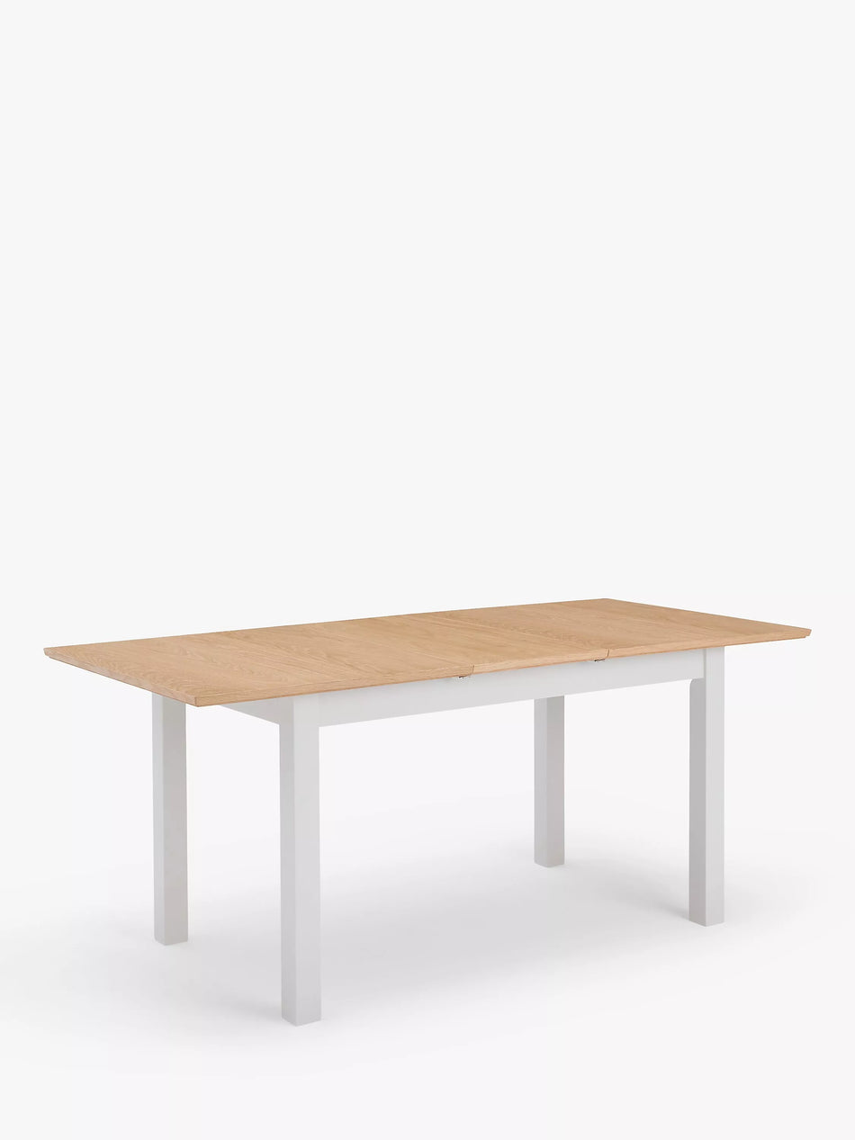 John Lewis Wilton 4-6 Seater Extending Dining Table, Linen