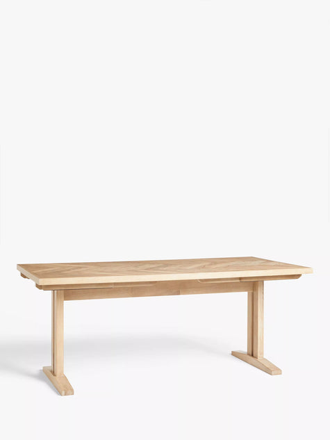 John Lewis Estate 6-10 Seater Extending Dining Table, Natural
