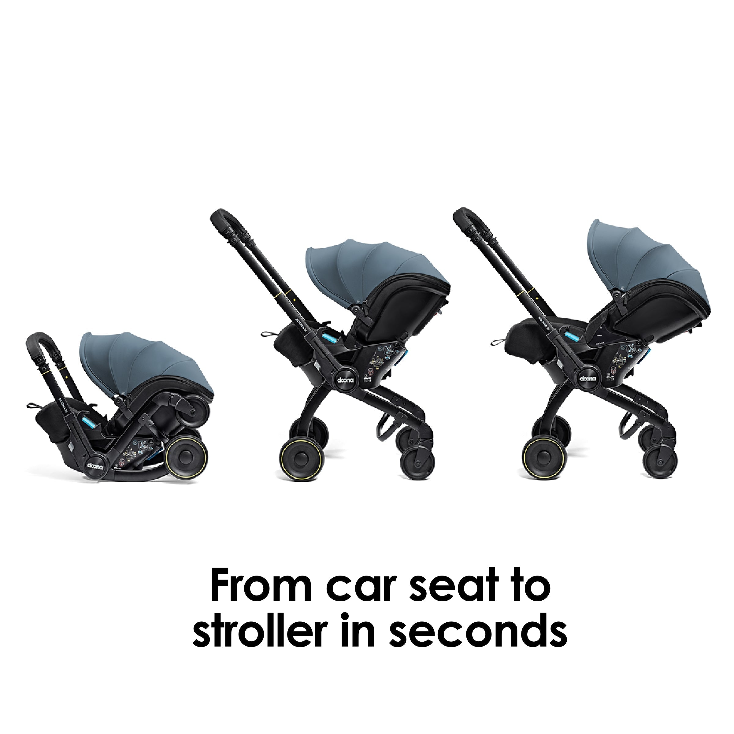 Doona X Car Seat & Stroller & Isofix Base - Ocean Blue