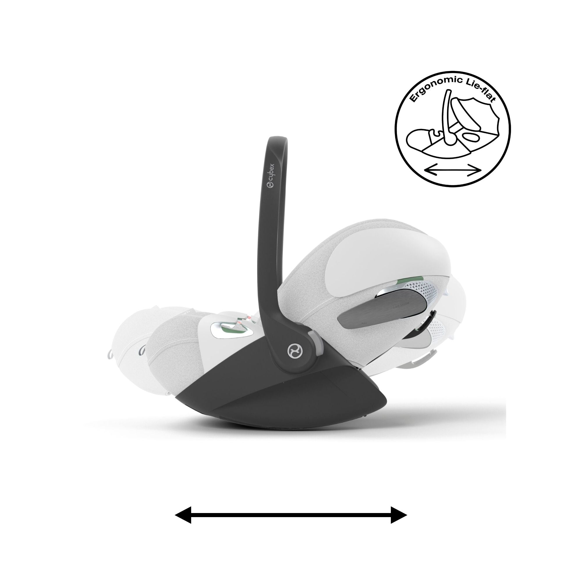 Cybex Cloud T i-Size Plus Car Seat - Platinum White