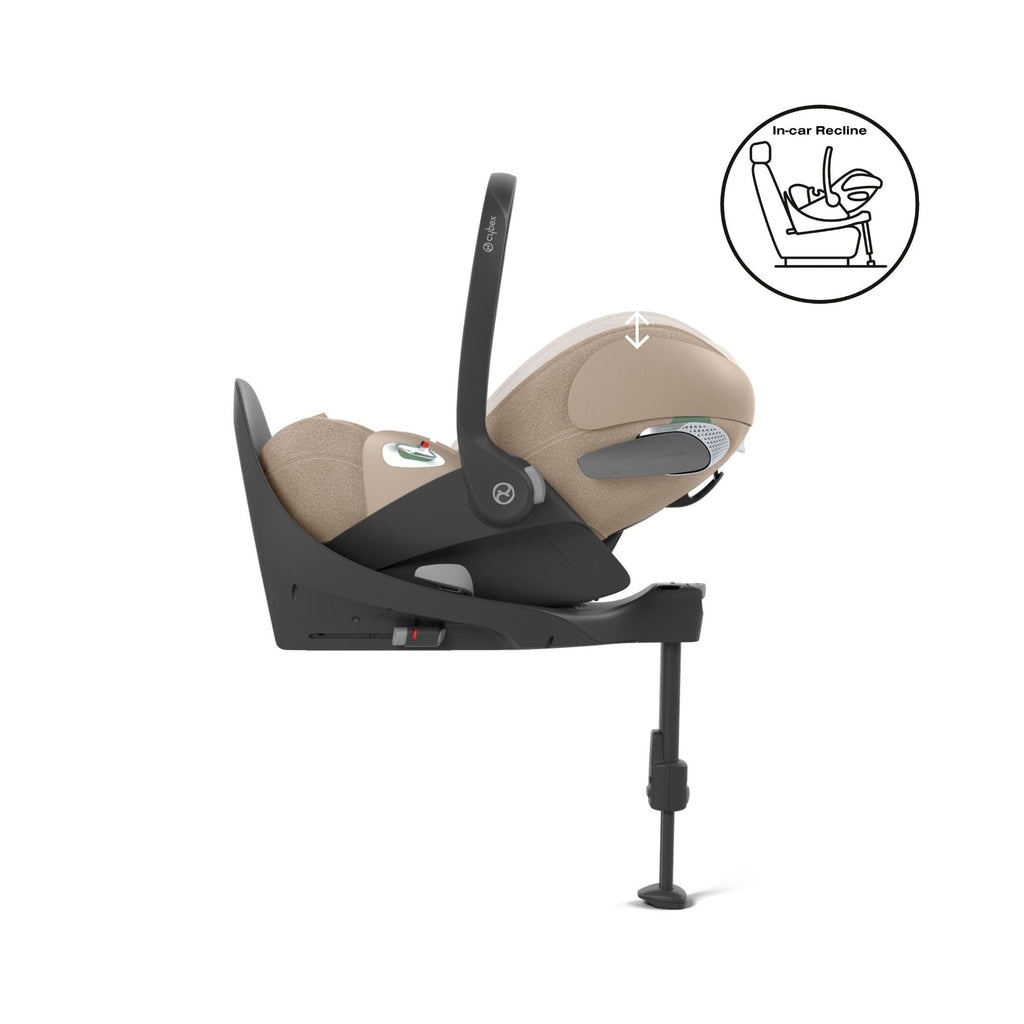 Cybex Cloud T Plus i-Size Car Seat - Cozy Beige