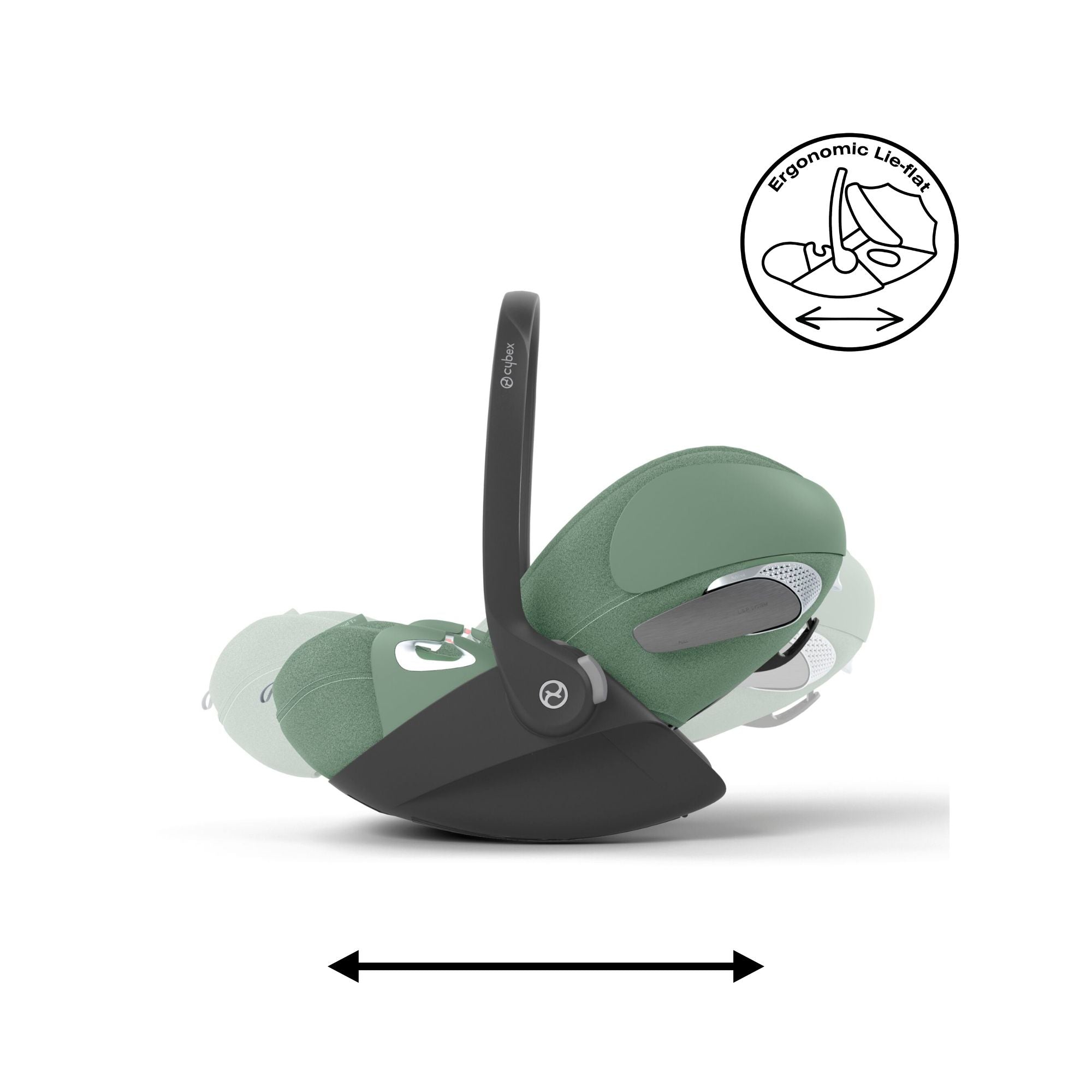 Cybex Cloud T i-Size Plus Car Seat - Leaf Green