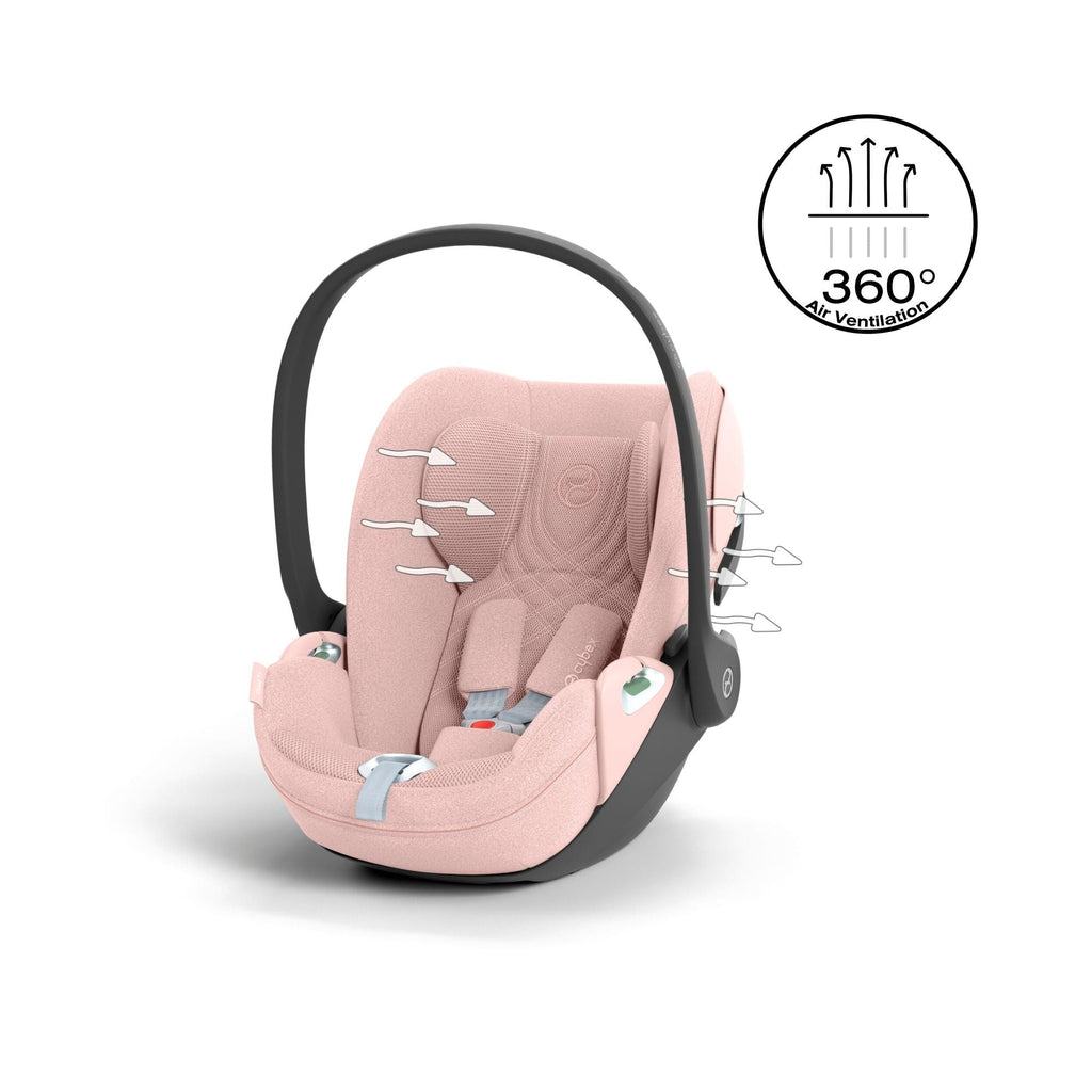 Cybex Cloud T i-Size Plus Car Seat - Peach Pink
